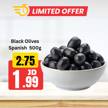 Black Olives Spanish  500g