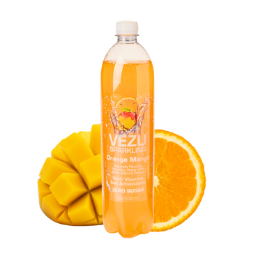 Vezu Sparkling Water Orange Mango Zero Sugar 500 ml