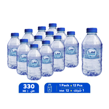 Maha Bottled Drinking Water 330 ml x 12 pcs