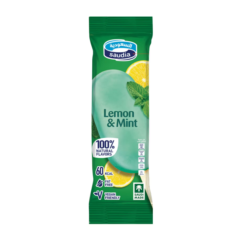 Saudia Lemon & Mint Ice Cream 80 ml