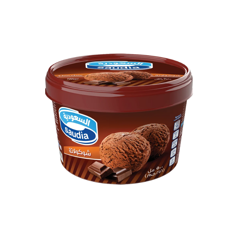 Saudia Ice Cream Chocolate 500 ml