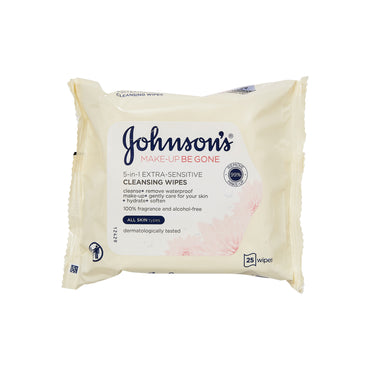Johnson’s 5-in-1 Extra Sensitive Cleansing 25 Wipes