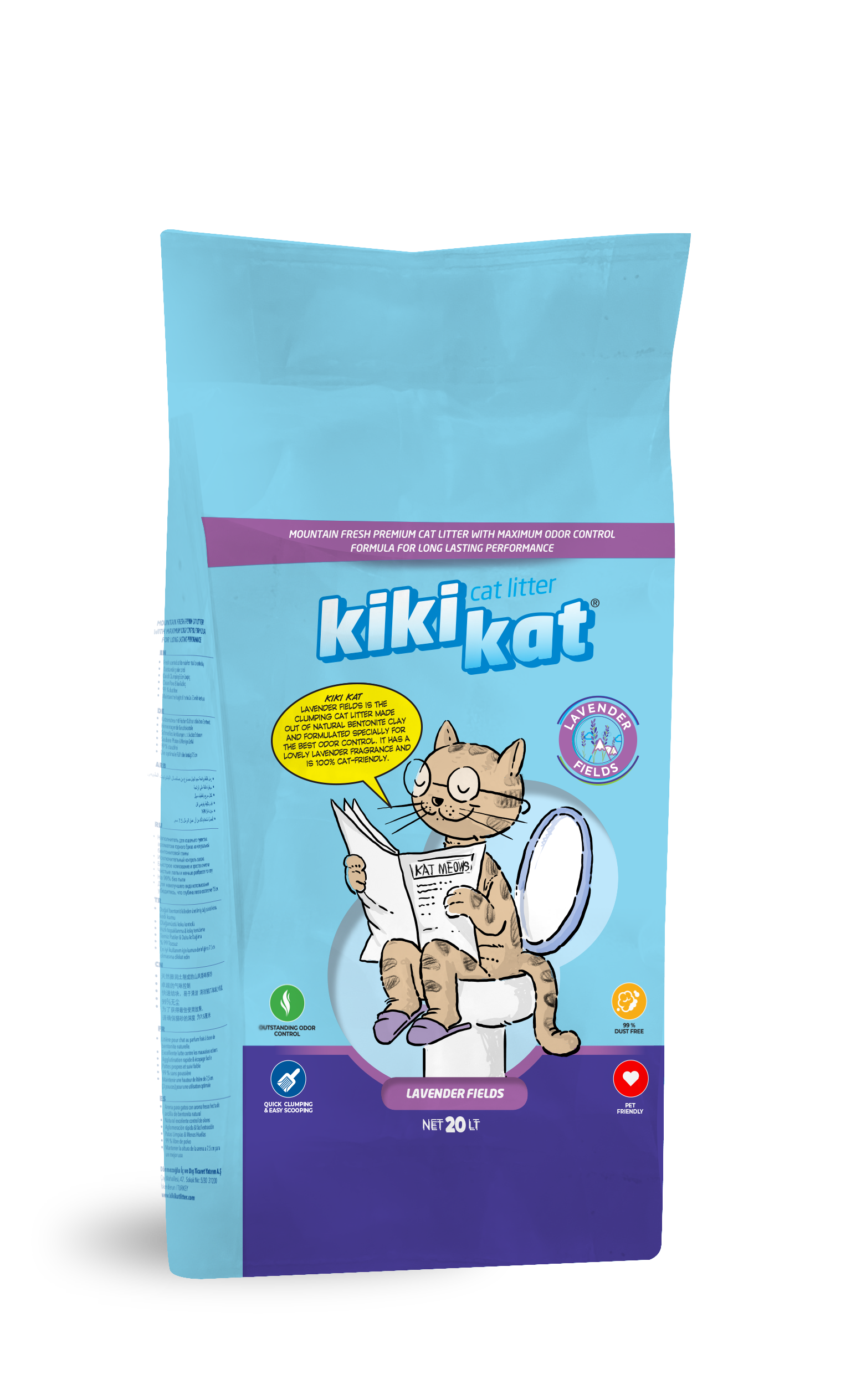 Kiki Kat Cat Litter - Lavender 5 LT