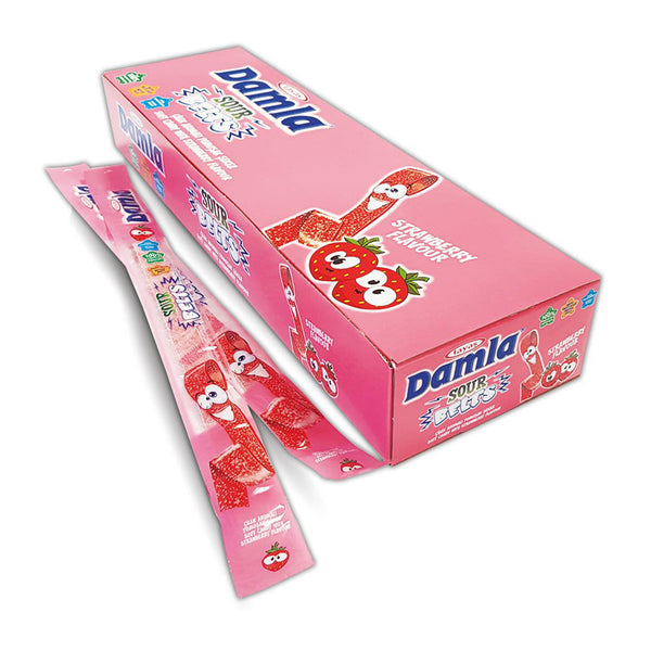 Damla Candy Roll Strawberry 15 g