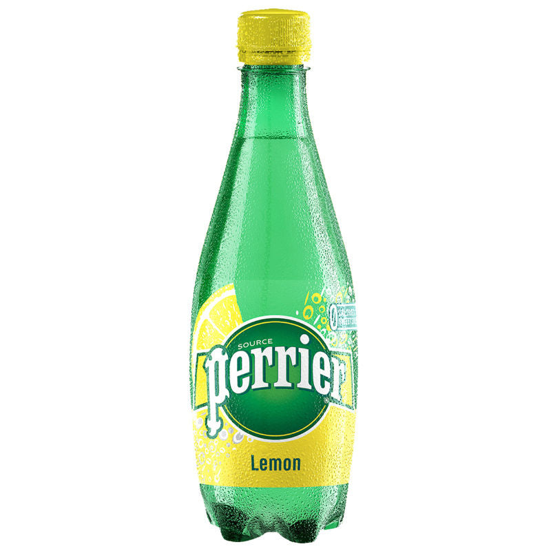 Perrier Sparkling Natural Mineral Water Lemon Flavor 500ml