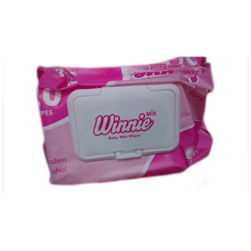 Winnie Mix Baby Wet Wipes 120 Wet Wipes