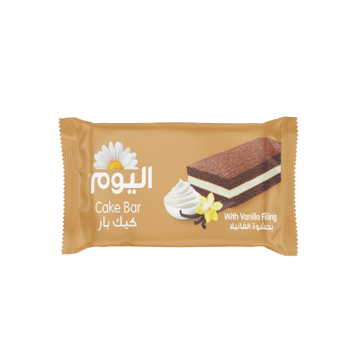 Alyoum Cake Bar With  Vanilla Cream Filling 25g