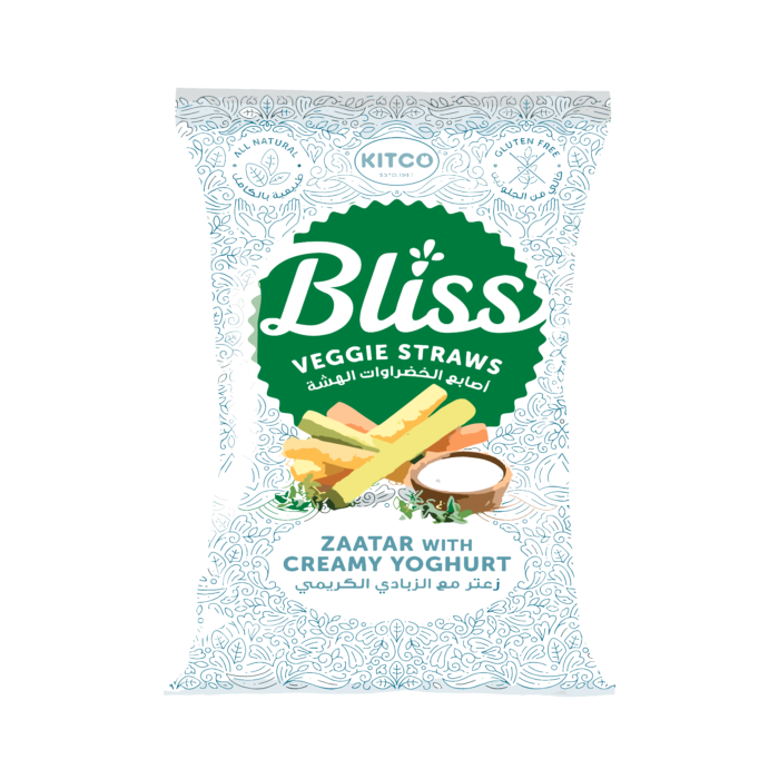 Bliss Veggie Straws Zaatar With Creamy Yoghurt 27g