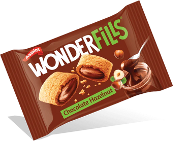 Poppins Wonder Fills Chocolate Hazelnut 18g
