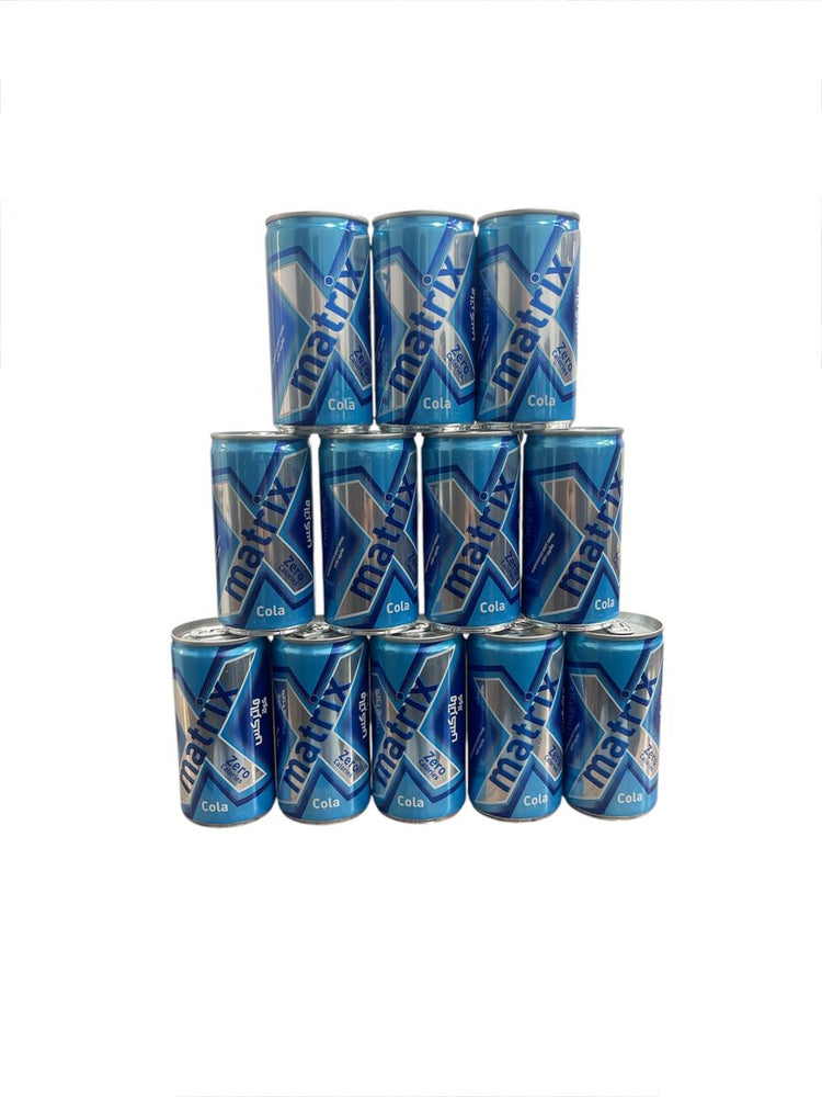 Matrix Cola Zero Calories Carbonated 185ml * 12 Cans