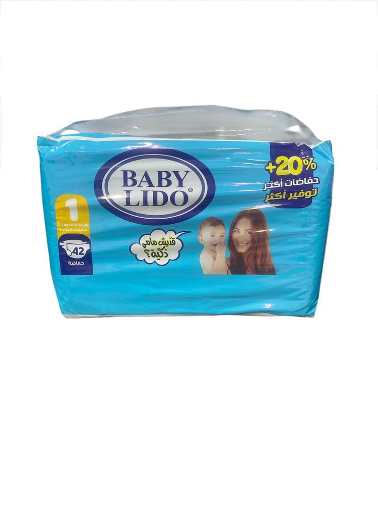 Baby Lido Diapers 2-5 kg New Born 42 Diapers