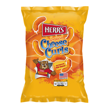 Herr's Chips Baked Cheese Curls 184 gm