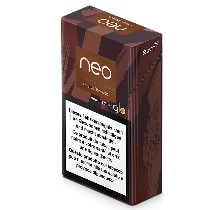 Neo Bright Classic Tobacco 20 Sticks designed for Glo