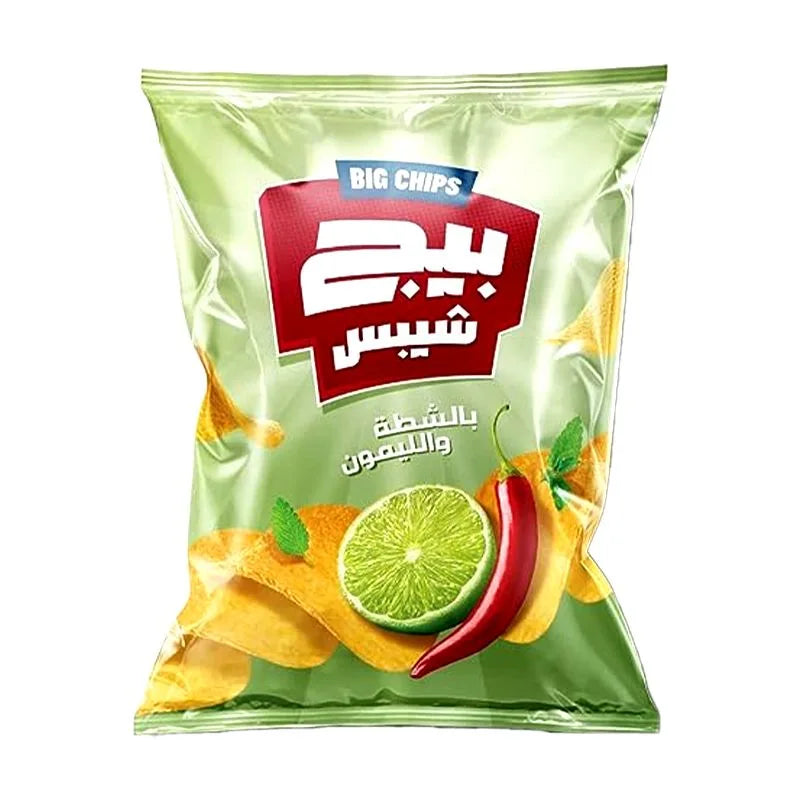 Big Chips Chili & Lemon Potato Chips 80g