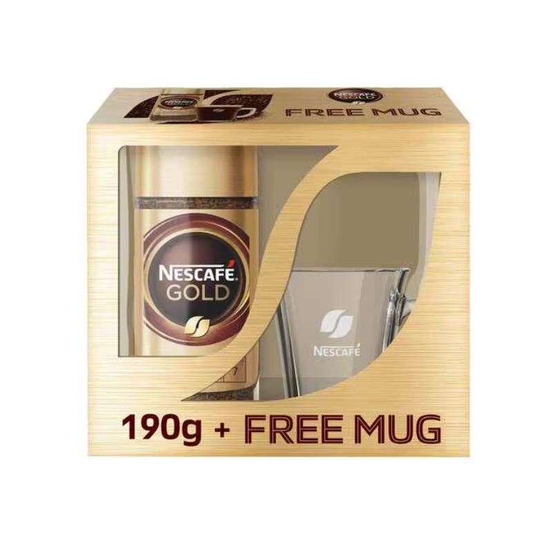 Nescafe Gold 190g + Free Mug