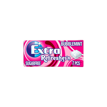 Extra Refreshers Bubblemint Flavor 7 Pieces
