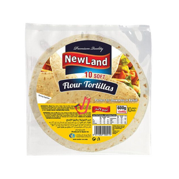 NewLand 10 Soft Flour Tortillas 10 Inch 600g