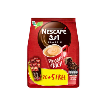 Nescafe 3 in1 Classic bag 30+5 x 20g