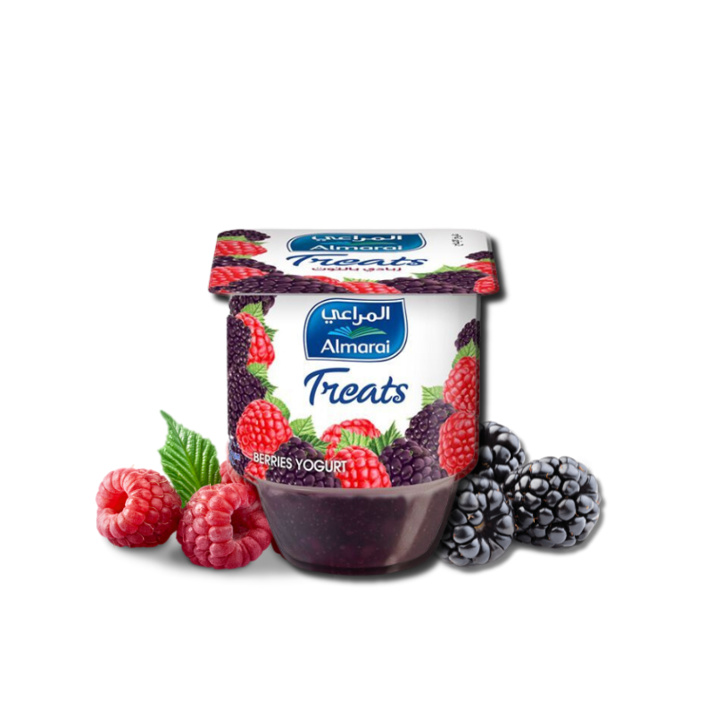 Almarai Treats Fresh Yoghurt With Berry Pieces 105g