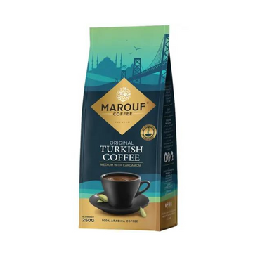 Marouf Turkish Coffee with Premium Cardamom 250g