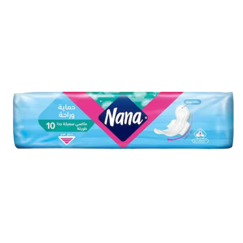 Nana Maxi Extra Thick Long Pads 10 Pcs
