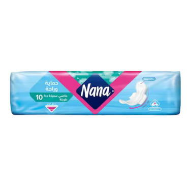 Nana Maxi Extra Thick Long Pads 10 Pcs