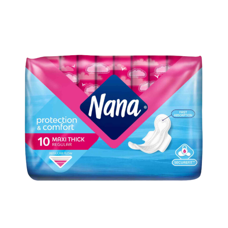Nana Maxi Thick Regular Pads 10 Pcs