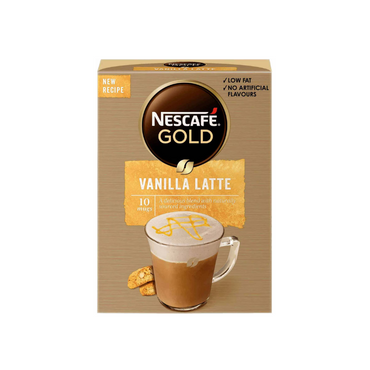 Nescafe Gold Vanilla Latte 10 mugs
