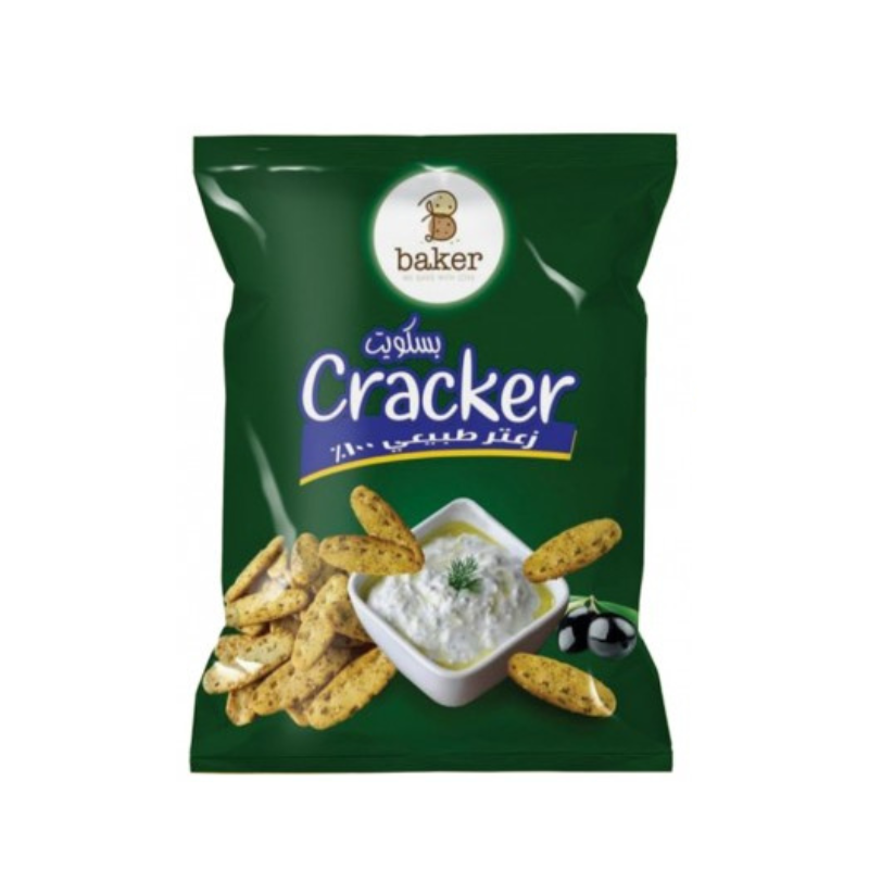Baker Natural Thyme Cracker Sachet 250g