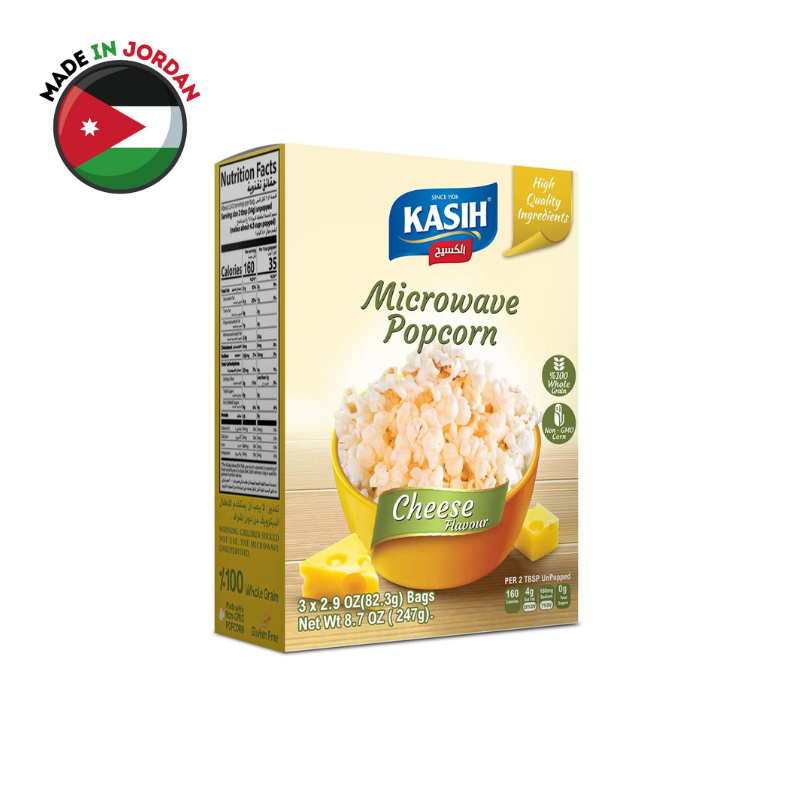 الكسيح - فشار الميكروويف بنكهة الجبنة 82.3 جرام × 3 أكياس