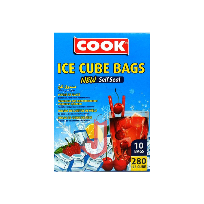 Cook Ice Cube Bags 280 Ice Cube - 10 Bags