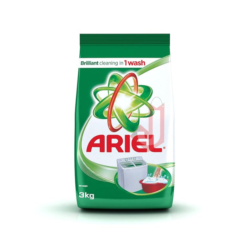 Ariel Detergent Powder Diamond Low Sud 3Kg