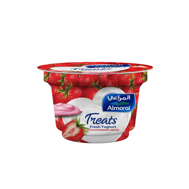 Almarai Treats Fresh Yoghurt With Strawberry Pieces