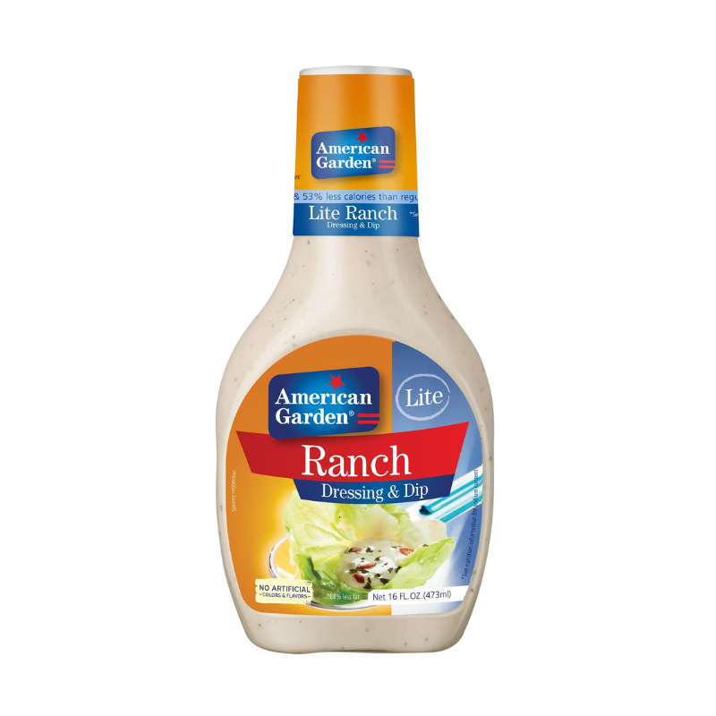 American Garden Creamy Ranch Dressing Light 473ml