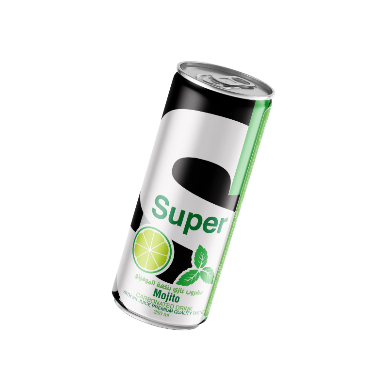 Super Mojito Zero Sugar Carbonated Drink 250ml