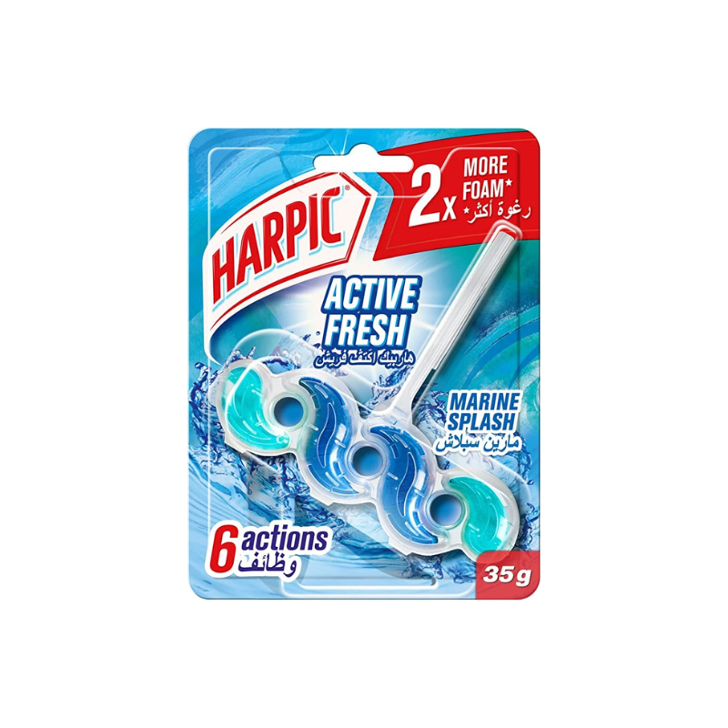 Harpic Toilet Block Marine Splash 35g