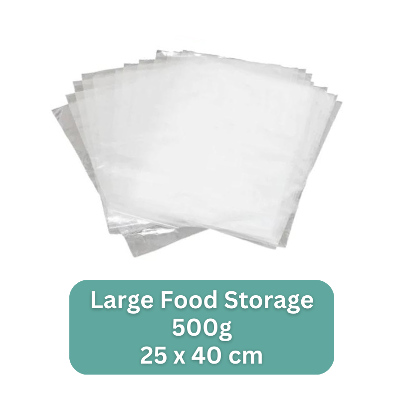 أكياس حفظ الطعام صغيرة 25 × 40 سم 500 جرام