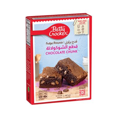 بيتي كروكر خليط براوني قطع الشوكولاتة 500 جرام