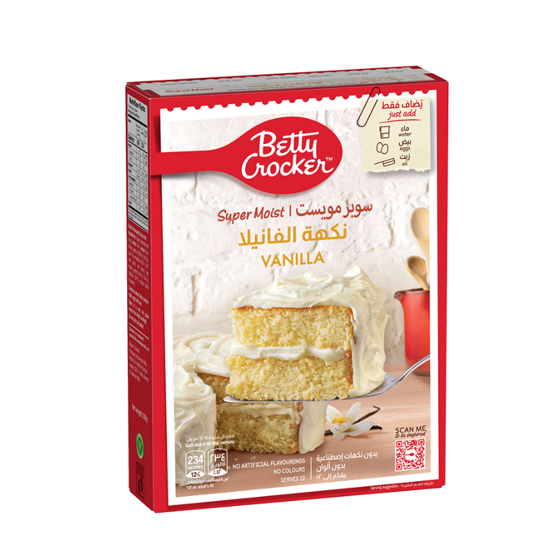 Betty Crocker Super Moist Vanilla Cake Mix 500g