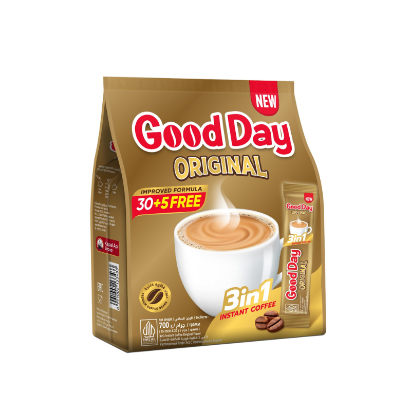 Good day original 3 in 1 instant coffee 30+5 free