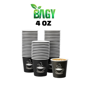 Bagy High Quality Paper Cup 4Oz, 50 Paper Cups