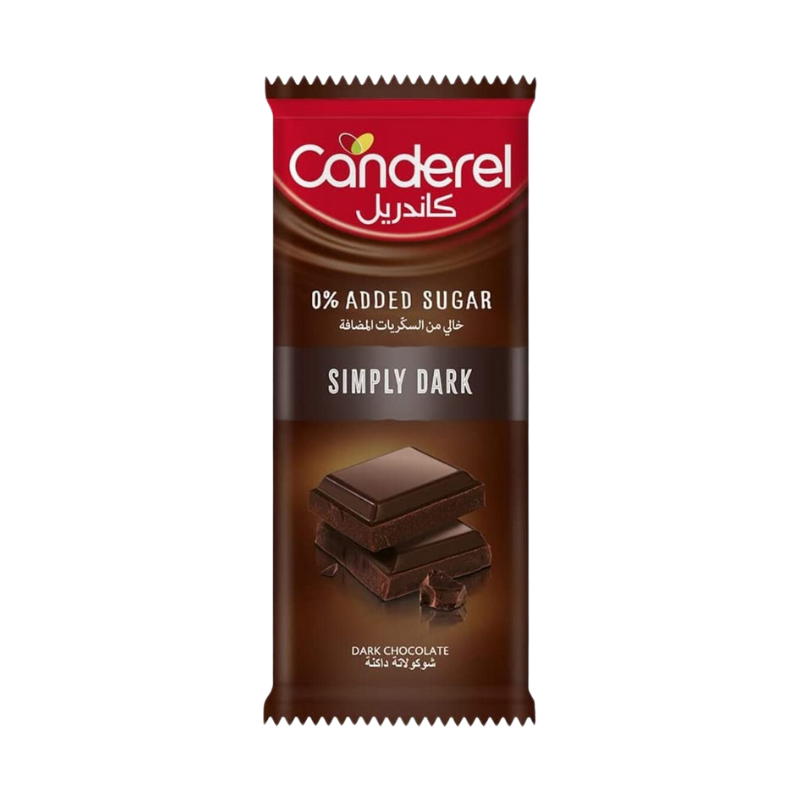 Canderel Simply Dark Chocolate No Add Sugar 100g