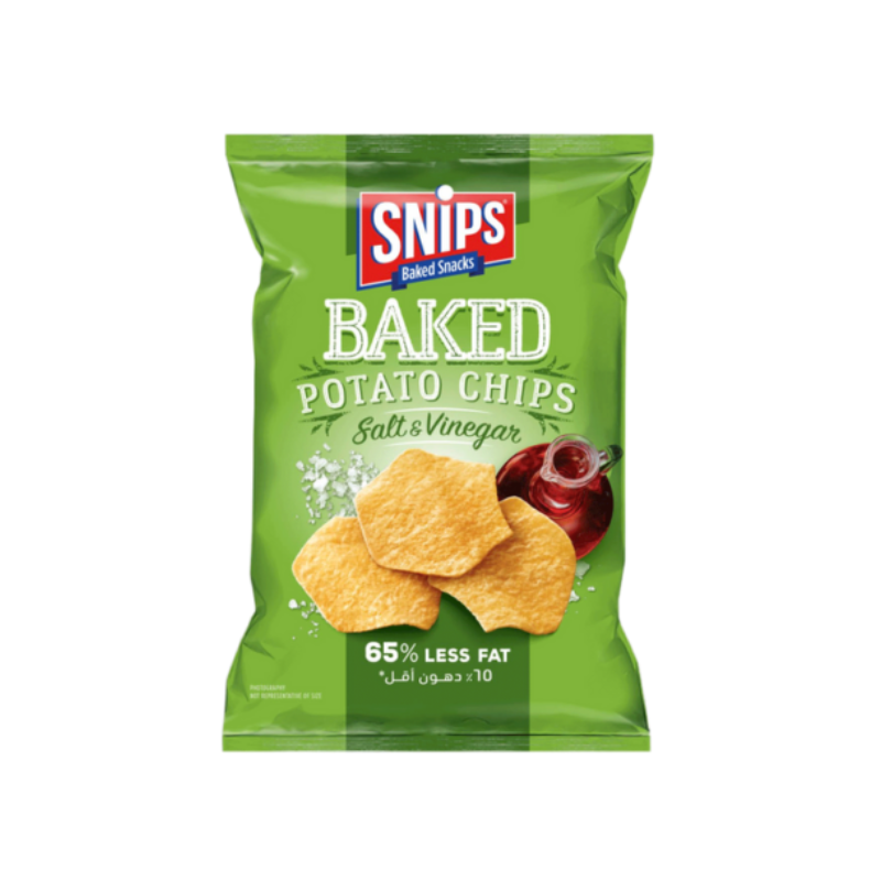 Snips Baked Potato Chips Salt & Vinegar 35g