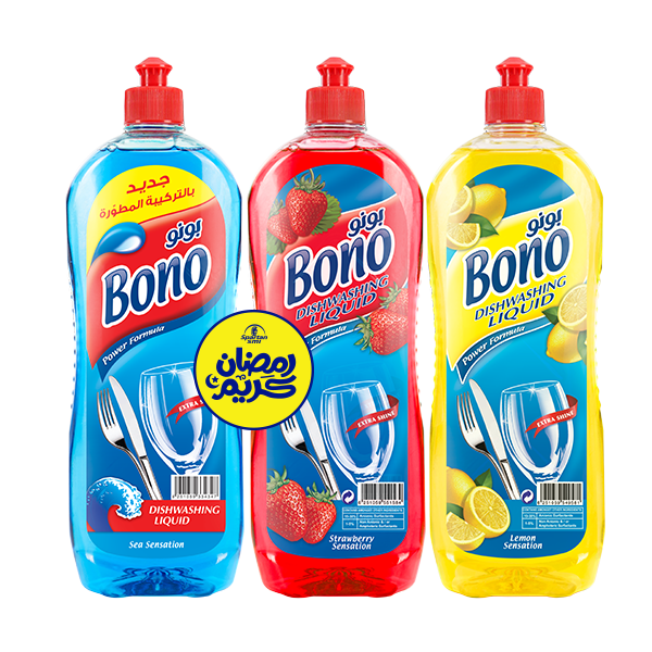Bono Dishwashing Liquid 800 ml * 3 Pcs