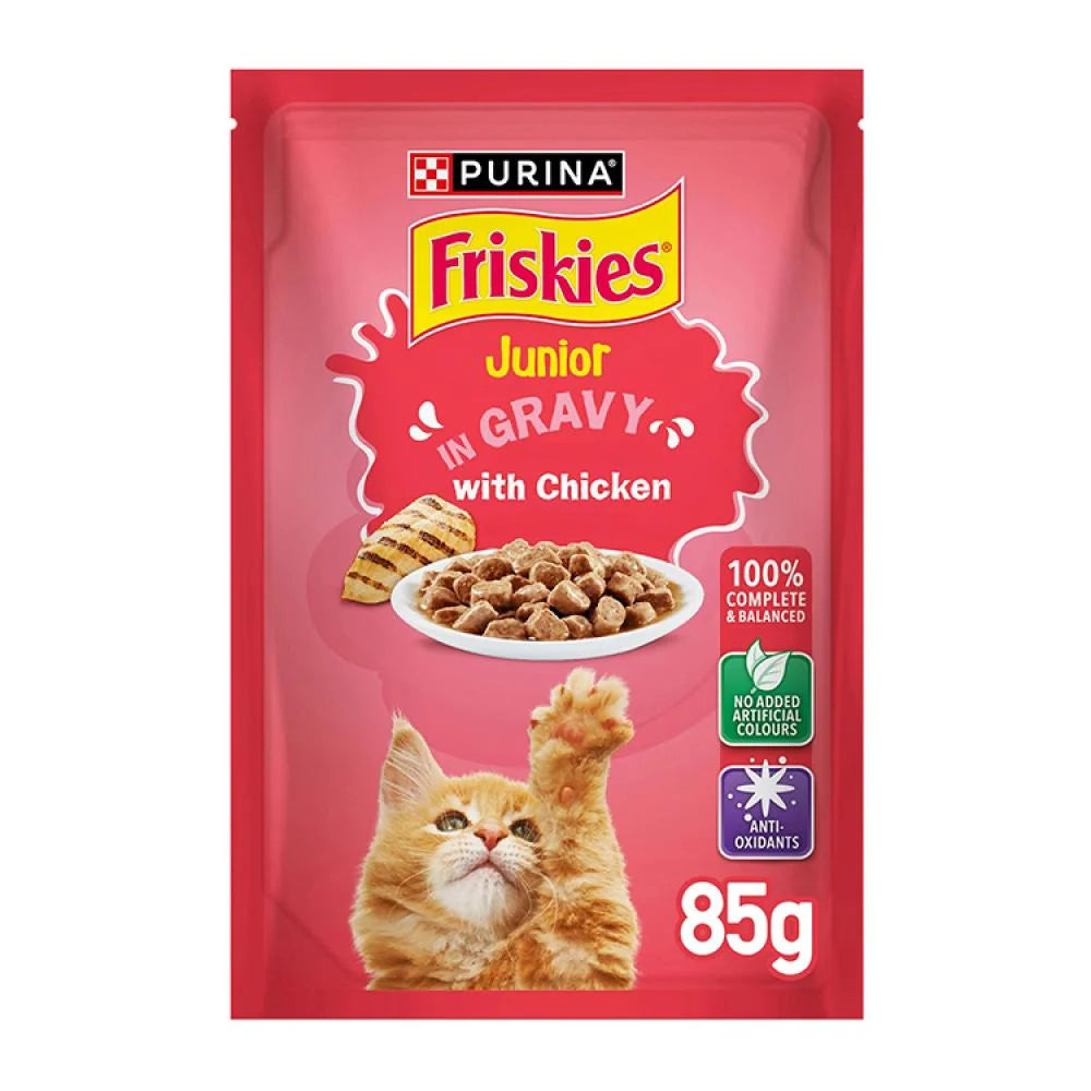 Purina Friskies Cat Junior Chicken In Gravy 85g