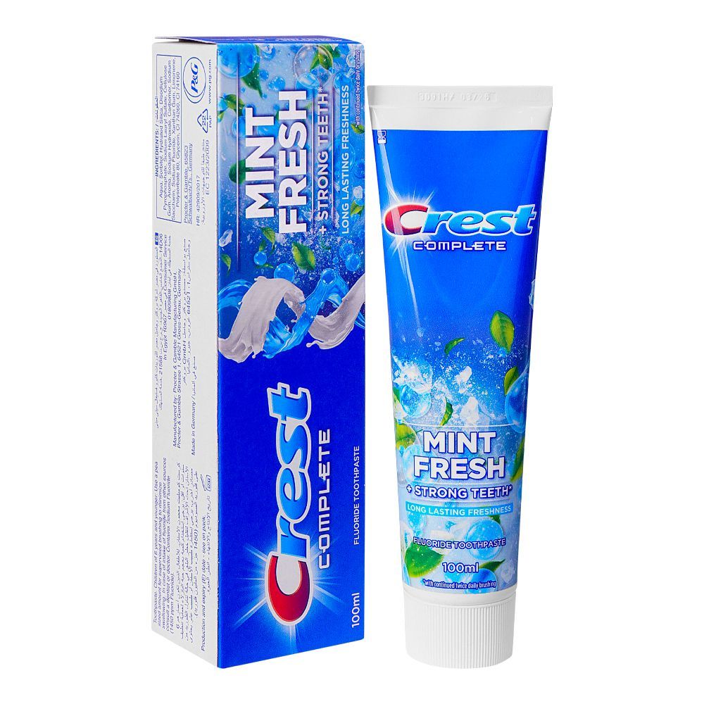 Crest Complete Mint Fresh + Strong Teeth Toothpaste 100ml