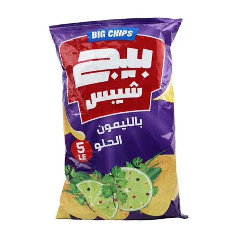 Big Chips Sweet Lemon Potato Chips 80g