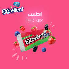 Excellent Champions Chewing Gum Red Mix 14g