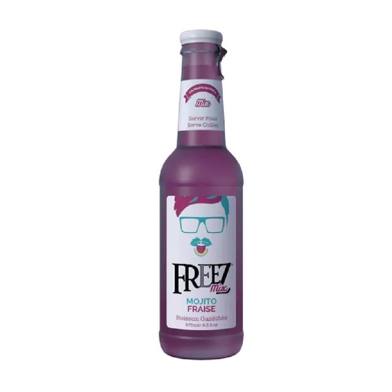 Freez Mix Carbonated Flavoured Mojito Strawberry Drink 275 ml