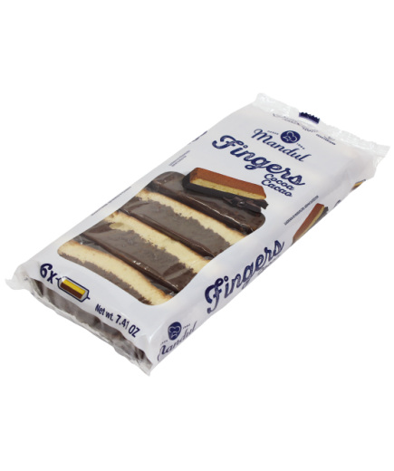 Dulces Laguimar Mandul Finger Cacao 240g